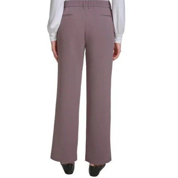 Wide Leg Pant Taupe Brown Ladies DKNY Size 4 NWT - Picture 2 of 3